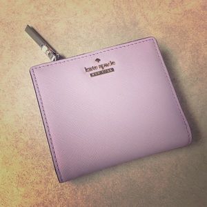 Kate Spade wallet in Lilac Cream